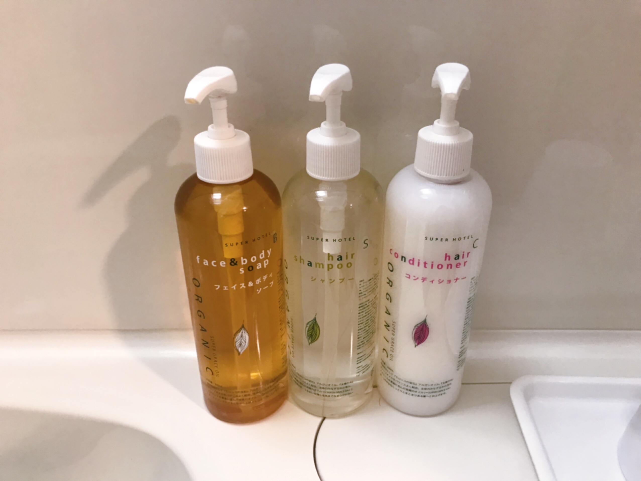 スーパーホテル千葉駅前 シャンプー・コンディショナー・ボディソープ
