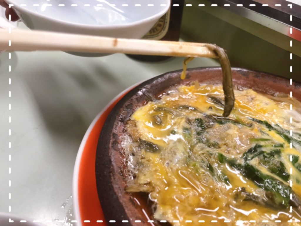 どじょうの卵とじ