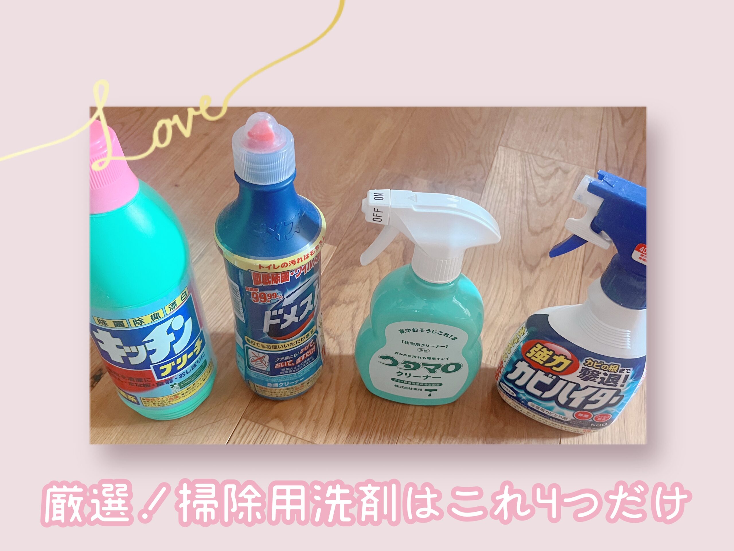 日用品の節約術　掃除用品