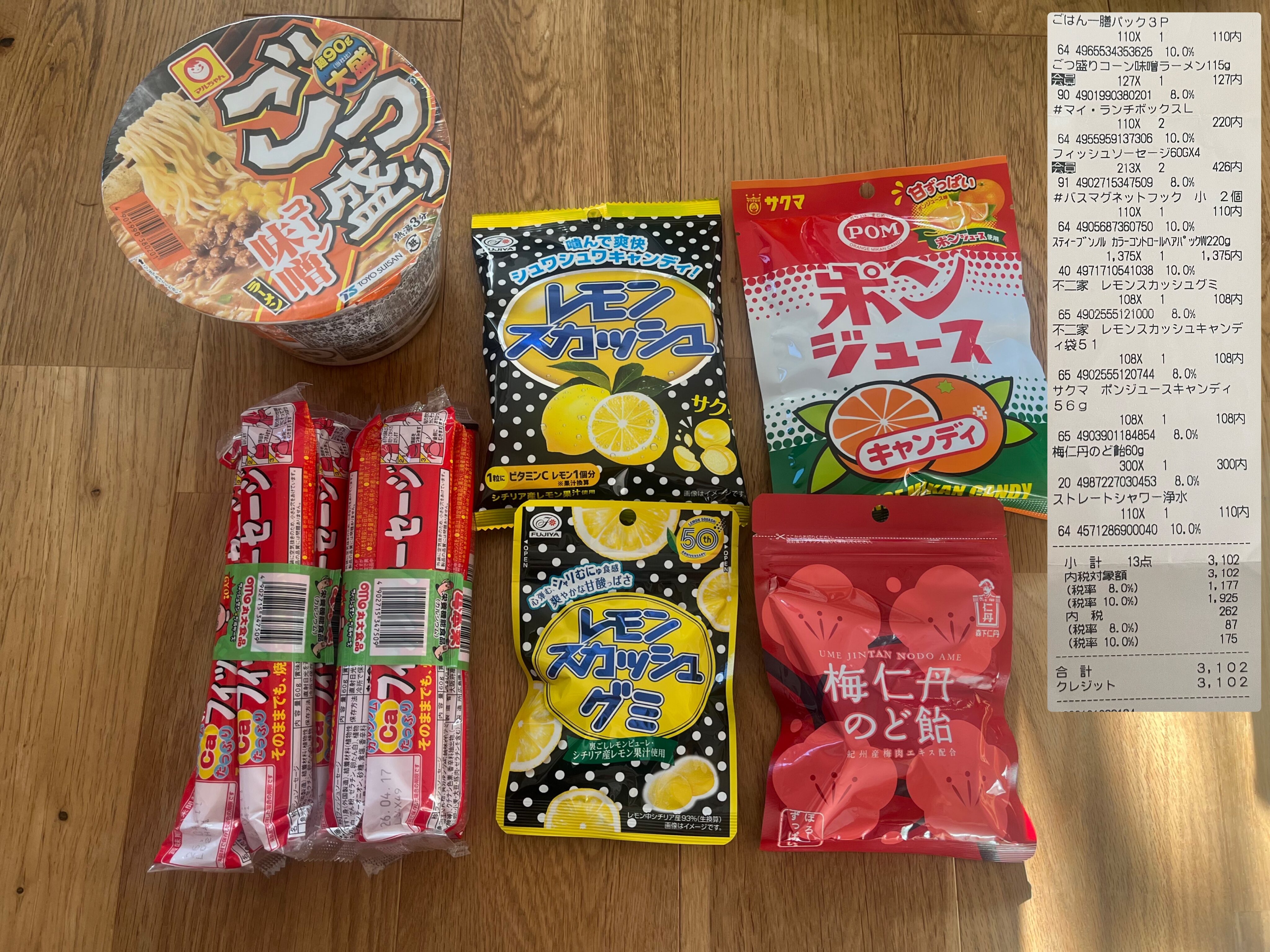 食費購入品